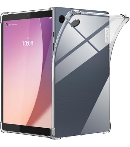 KZIOACSH Clear Case for Lenovo Tab 2025 10.1 Inch, Reinforced